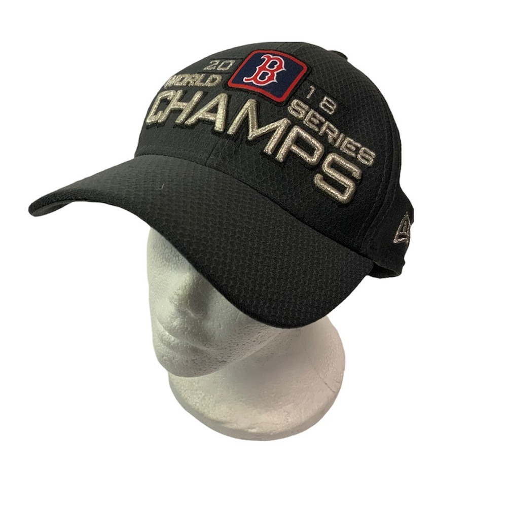 Boston Red Sox New Era 2018 World Series Champions Locker Room 39THIRTY Flex Hat